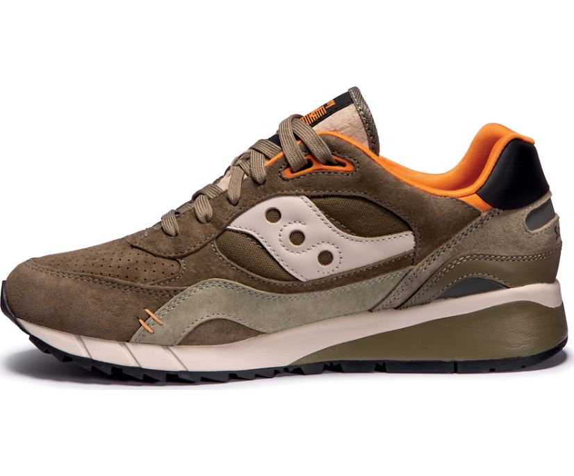 Women's Saucony Shadow 6000 Destination Unknown Originals Olive / Orange | Singapore 079QMAZ